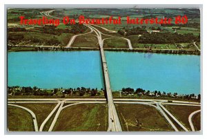 1976 Traveling On Beautiful Interstate 80 Vintage Standard View Postcard