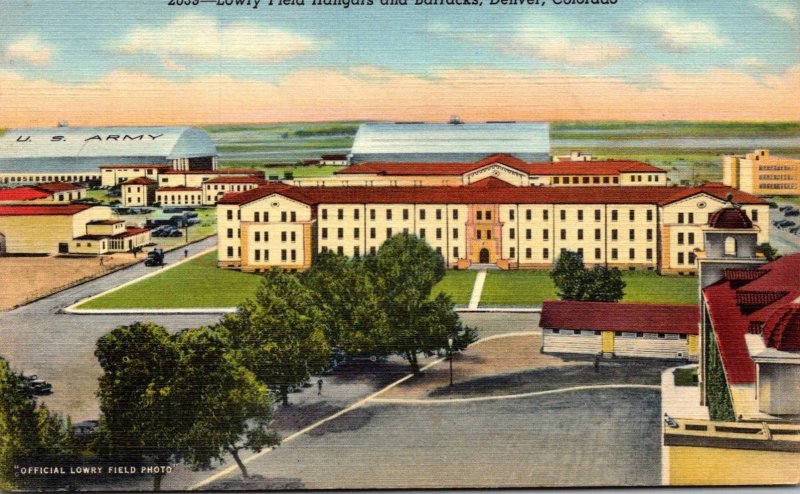 Colorado Denver Lowry Field Hangars and Barracks Curteich