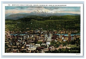 Vintage Portland Oregon Mt Hood Postcard F35E