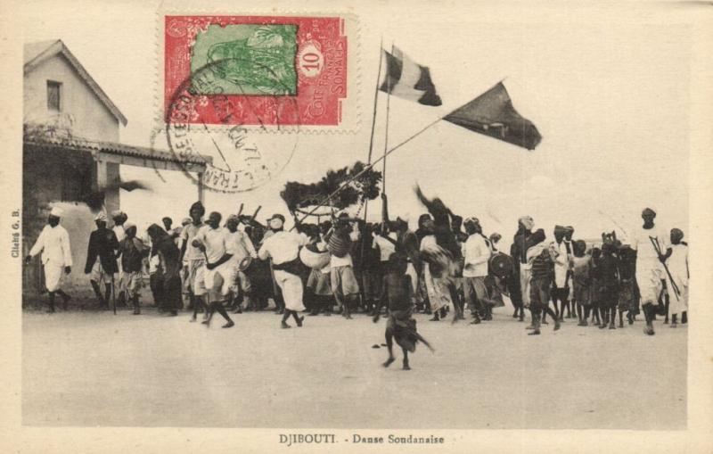 CPA Djibouti Afrique - Danse Soudanaise (86915)