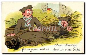 Militaria - Humor - Humor - Illustration - Old Postcard