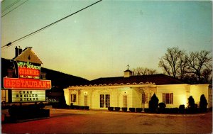 Vtg 1950s Mt Vernon Colonial Restaurant Chattanooga Tennessee TN Unused Postcard