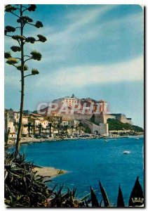 Postcard Modern Calvi Quays and the Citadel