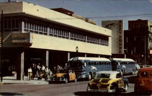 Fort Worth Texas TX Southwestern Greyhound Bus Terminal Vintage Postcard