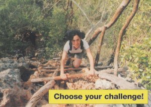 RNIB Choose Your Challenge Stuntman Advertising Postcard