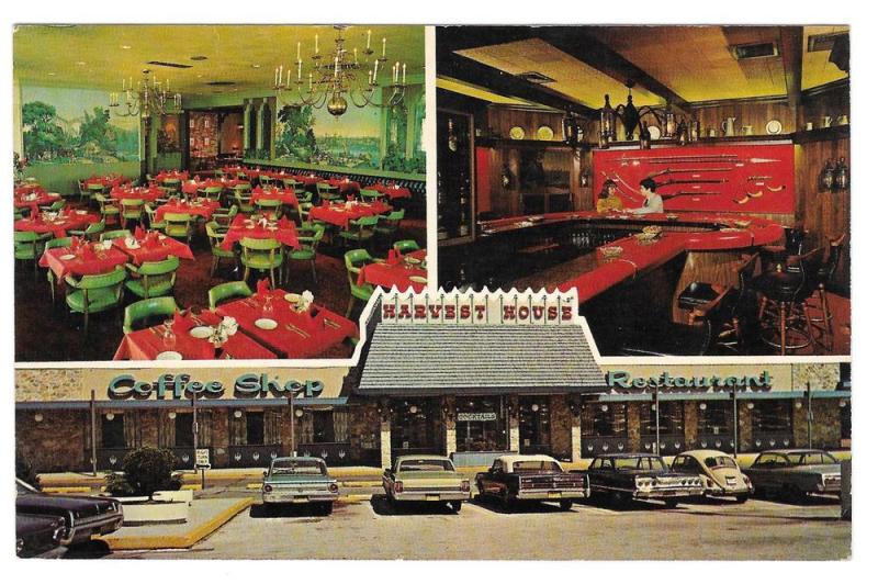 Harvest House Restaurant King of Prussia PA Vtg Postcard