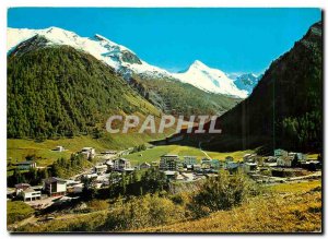 Postcard Modern Samnaun 1850m Schweiz mit Muttler