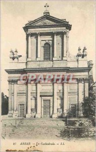 Old Postcard Arras La Cathedrale