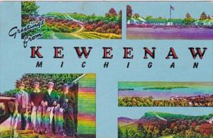 Michigan Greetings From Keweenaw
