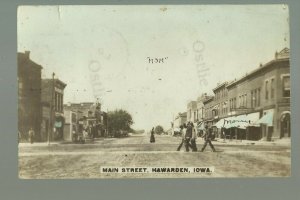 Hawarden IOWA RP 1909 MAIN STREET Stores nr Le Mars Rock Valley Orange City Hull