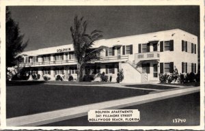 Postcard Dolphin Apartments 341 Fillmore Street in Hollywood Beach, Florida