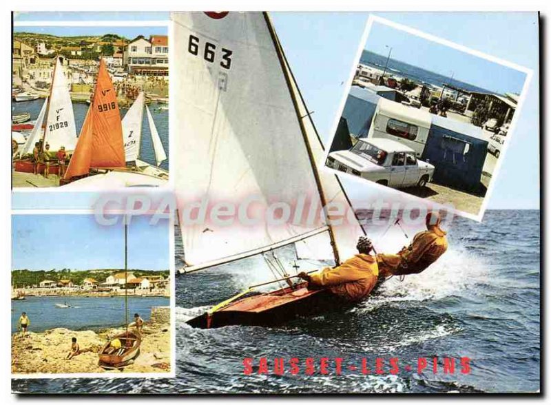 Postcard Modern Sausset Les Pins