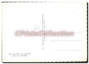 Postcard Moderne Menton Vue Generale Jack De La Frontiere