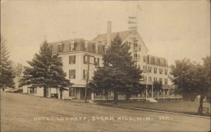 Sugar Hill New Hampshire NH Eastern Illustrating Hotel Real Photo c1940s PC