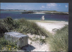 Cornwall Postcard - The Beach at Lower Town, St Martin's, Isle of Scilly B2998