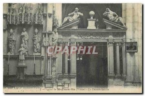 Old Postcard Church of St Florentin Yonne ambulatory