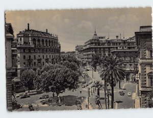 Postcard Vittorio Veneto Street Rome Italy