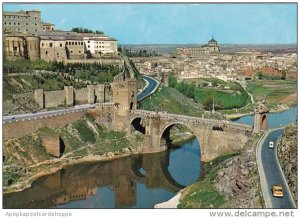 Spain Toledo Puente de Alcantara y vista parcial