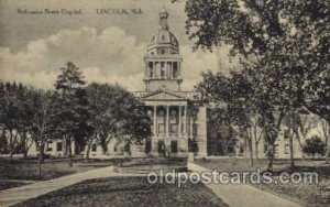 Lincoln, Neb, Nebraska, USA United States State Capital Building Unused 