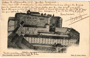 CPA SEDAN - Le Chateau et la Citadelle qu'ils existaient en 1870 (224585)