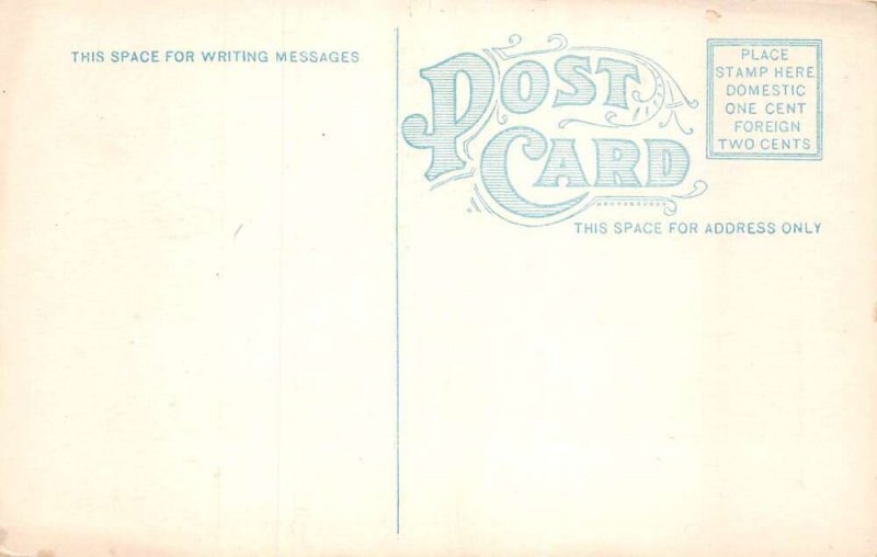 Salt Lake City Utah Bismarck Cafe, Interior, Color Lithograph Vintage PC U7105