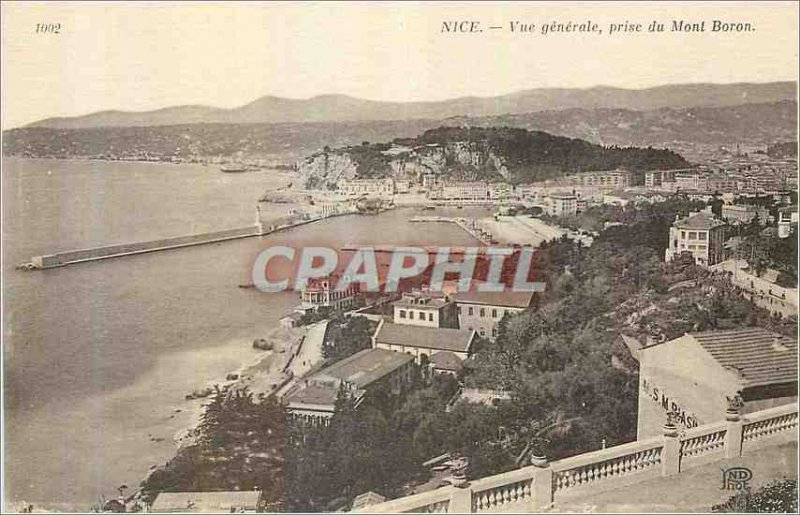 Old Postcard Nice shooting Mont Boron
