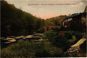 CPA AVALLON - Vue sur le Cousin a la Terrasse du Moulin Cadoux (657240)