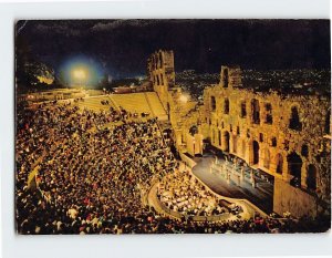 Postcard A concert The Odeon of Herode Atticus Athens Greece