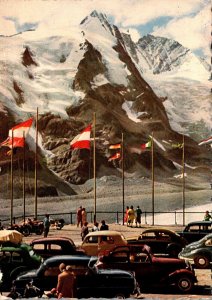 Switzerland Heiligenblut Parkplatz am Grossglockner 1956