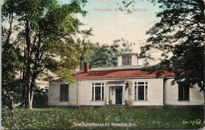 Windsor Nova Scotia Sam Slick House Dominion Atlantic Railway Postcard G6