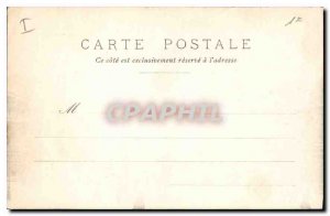 Old Postcard Paris Court of the Louvre