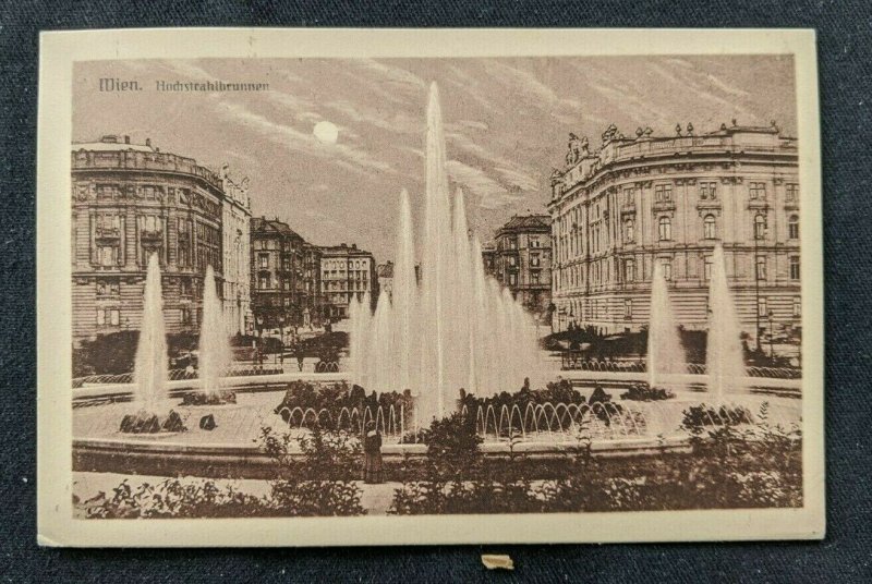 Mint Vintage Hochstrahlbrunnen Vienna Austria RPPC