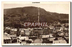 Old Postcard L & # 39Auvergne La Bourboule Vue Generale And The Funicular