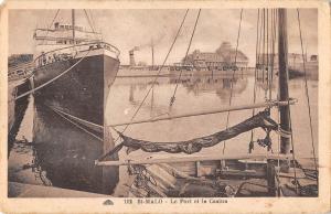 BR72384 st malo le port et le casine ship bateaux   france