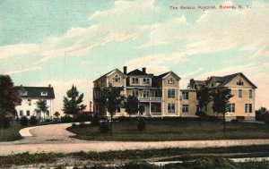 Vintage Postcard 1910's View of The Batavia Hospital Batavia New York N. Y.