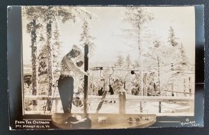 Mint USA Real Picture Postcard The Octagon Mt Mansfield Vt