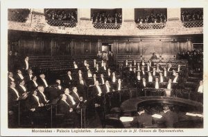 Uruguay Montevideo Palacio Legislativo Sesion Inaugural de la H. Camara C066