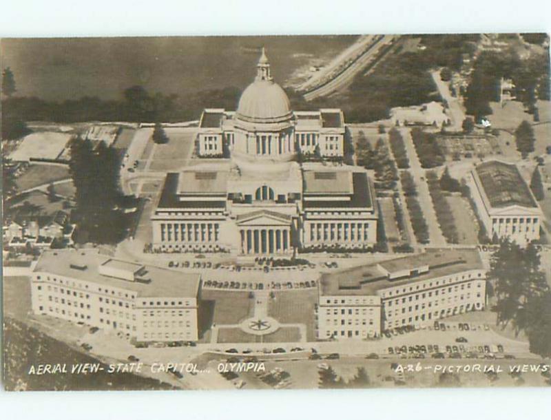 Unused 1940's CAPITOL BUILDING Olympia Washington WA n2730