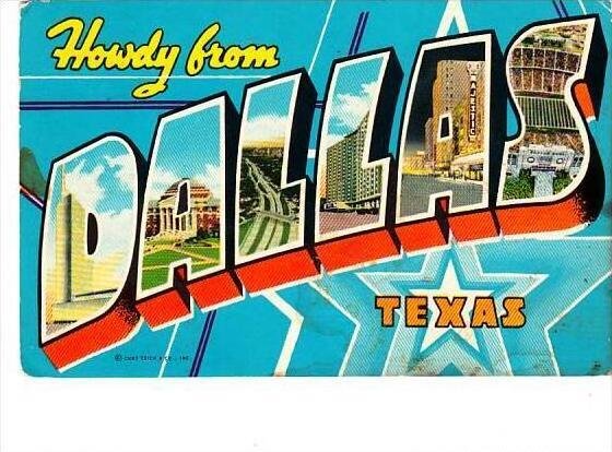 Texas Dallas Greetings From