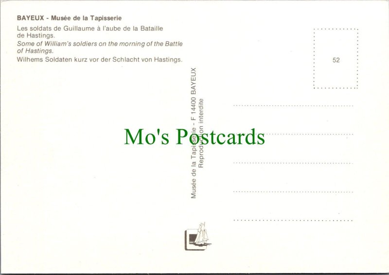 France Postcard - Bayeux, Normandy, Musee De La Tapisserie RR20274