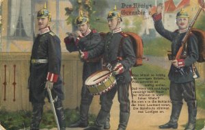 The King's Grenadiers 1915 postcard