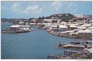 ST. GEORGE, Bermuda, 1940-1960's; View From East Of Town Of St,. George's