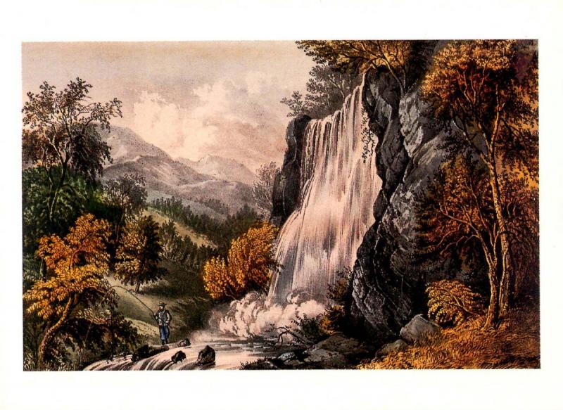 Currier & Ives (Repro) - Valley Falls, Virginia -  Size: 6.625 X 4.625