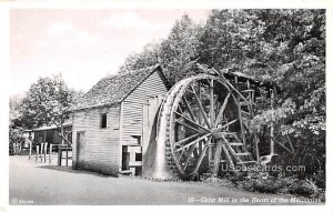 Grist Mill in the Heart of the Mountains - Bryson City, North Carolina NC  