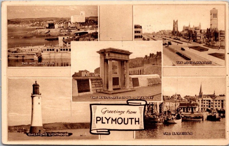 Lighthouse Greetings From Plymouth Smeaton's Lighthouse and More England...