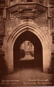 Connecticut New Haven Davenport Gateway Memorial Quadrangle Yale University