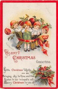 Christmas  Ellen H Clapsaddle International Art Publishing Co. Unused very sm...