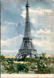 Postcard FRANCE - Eiffel Tower - Conference Universelle Paris 1955