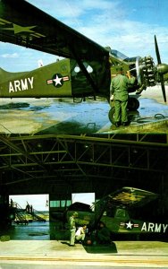 Texas Fort Hood Airplane Maintenance 1965