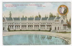 Manufacturers Building AYPE Alaska Yukon Pacific Exposition Seattle WA postcard